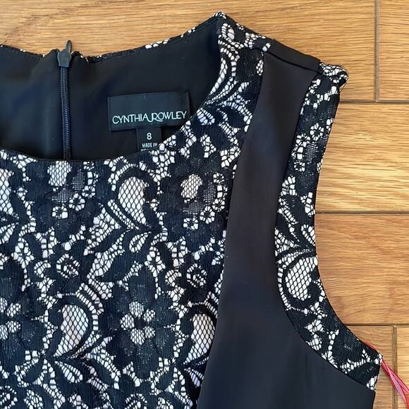 NWT Cynthia Rowley Lace Sleeveless Dress Size 8 - Picture 2 of 6